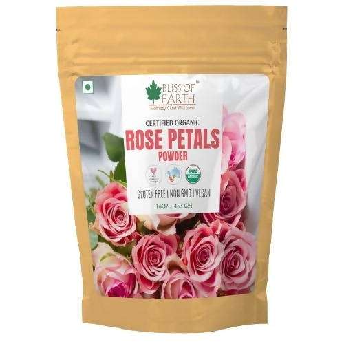 Bliss of Earth Rose Petals Powder - Distacart