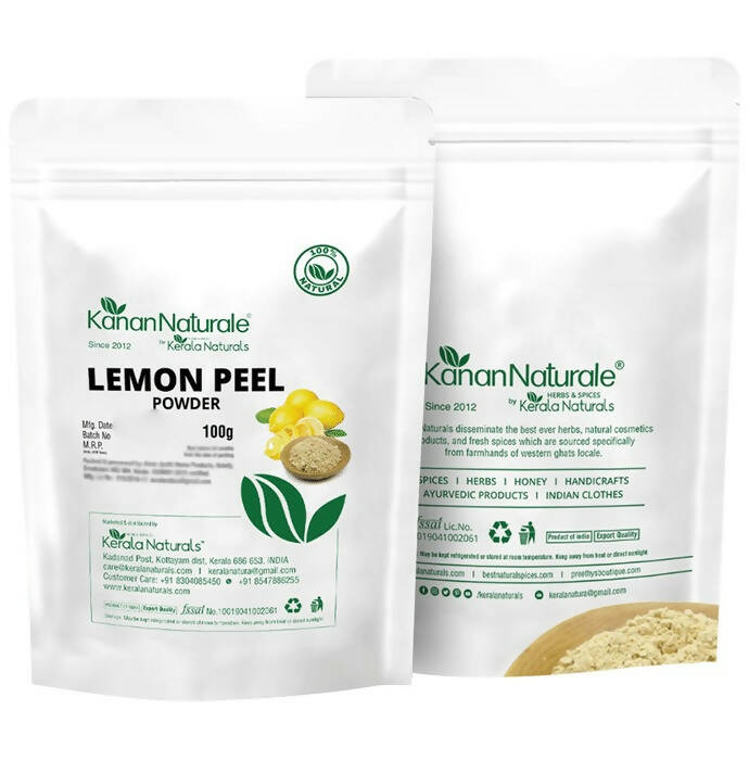 Kerala Naturals Lemon Peel Powder - Distacart