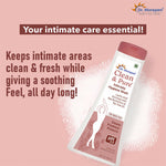 Thumbnail for Dr. Morepen Clean & Pure Intimate Wash for Women with Tea Tree Oil & Sea Buckthorns, Hygiene Wash - Distacart
