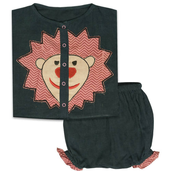 Mhyssa Alex Black T-shirt with Bloomer Shorts Set For Kids - Distacart