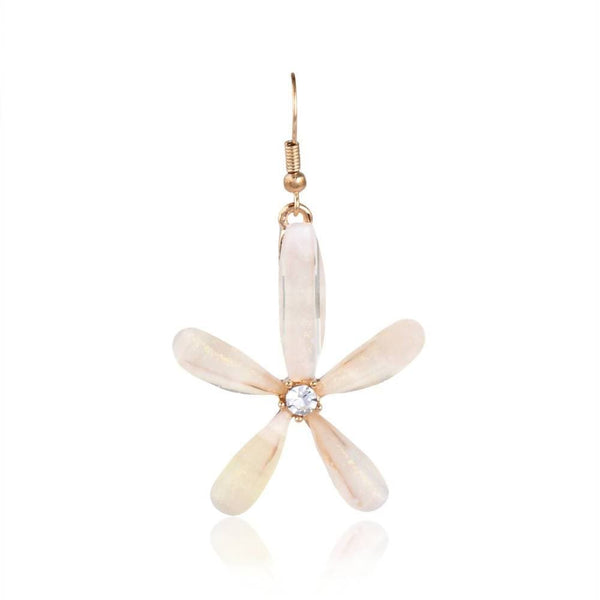 Trendoo Jewelry Gold Plated Stylish Fancy Party Wear Beige Drops