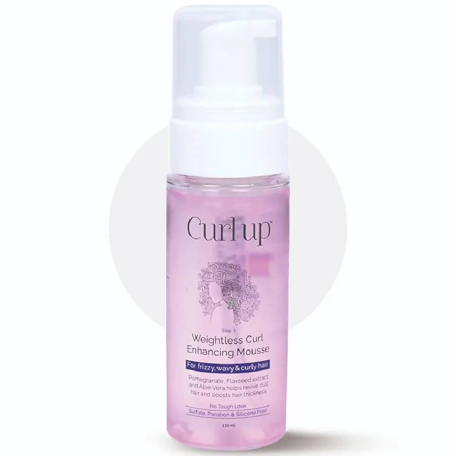 Curl Up Weightless Curl Enhancing Mousse - Distacart