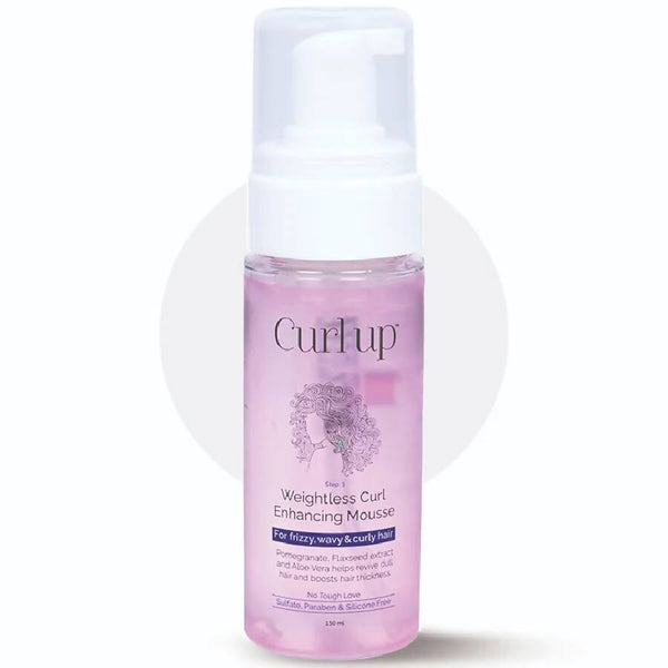Curl Up Weightless Curl Enhancing Mousse - Distacart