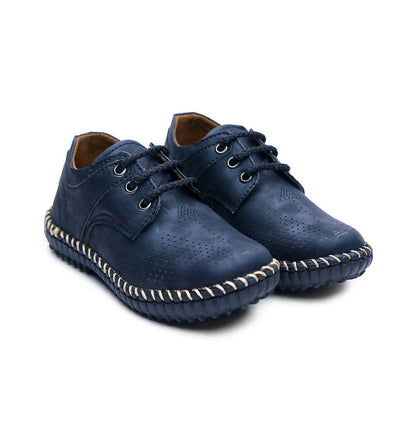 Tiny Bugs Boys Casual Lace Up Shoes - Black - Distacart
