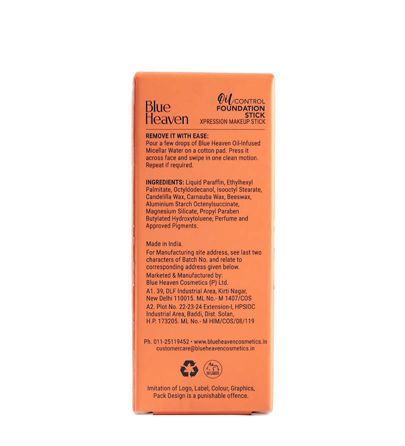 Blue Heaven Oil Control Foundation Stick 