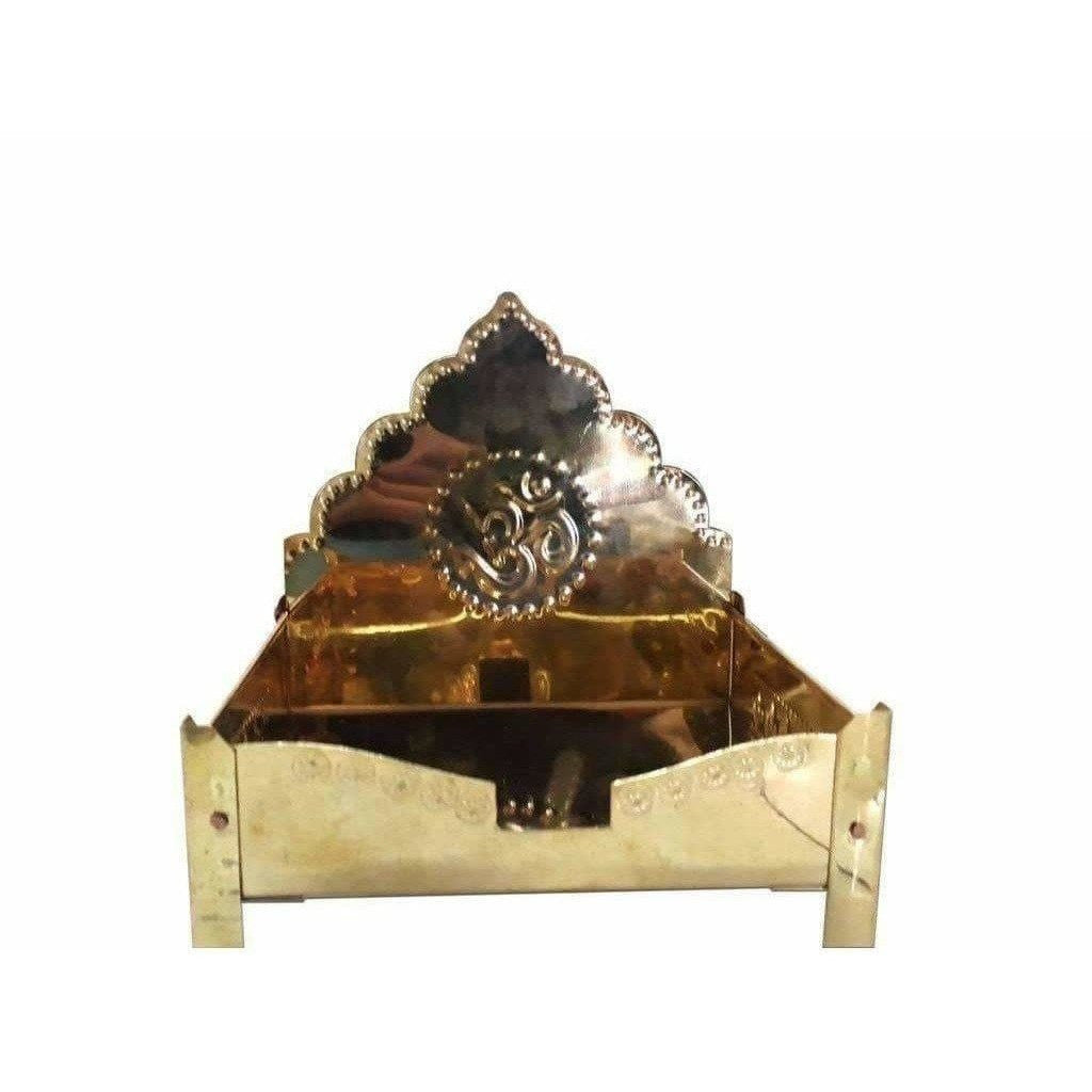 Brass Pedestal Simhasanam Idol Throne - Distacart