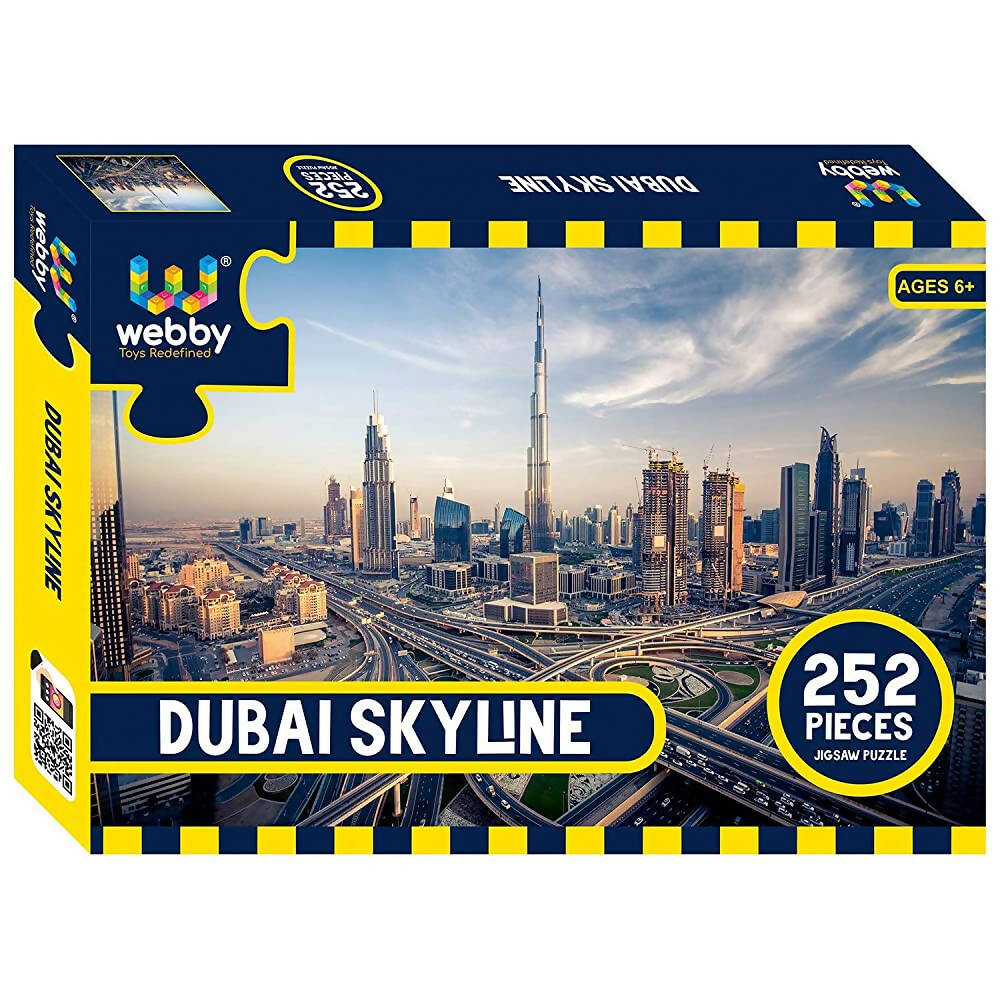 Webby Dubai Skyline Jigsaw Puzzle- 252 Pcs - Distacart