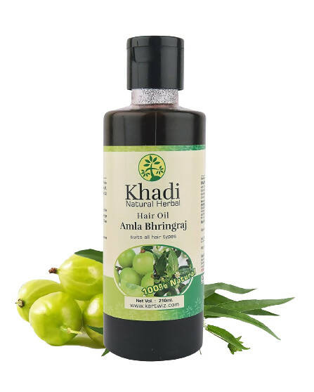 Khadi Natural Herbal Hair Oil Amla and Bhringraj - Distacart