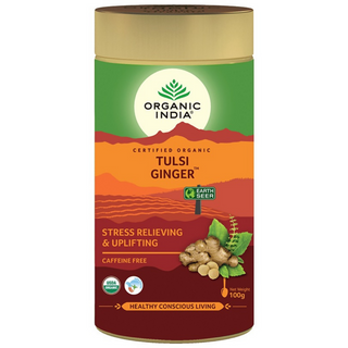 Organic India Tulsi Ginger Green Tea - Distacart