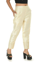 Thumbnail for Mominos Fashion Moeza Silk Off White Color Pant
