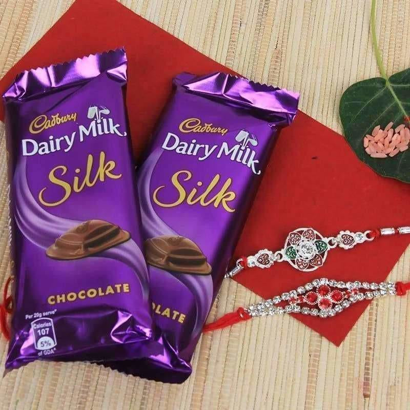 Rakshbandhan Special Rakhi with Dairy Milk silk chocolates - Distacart