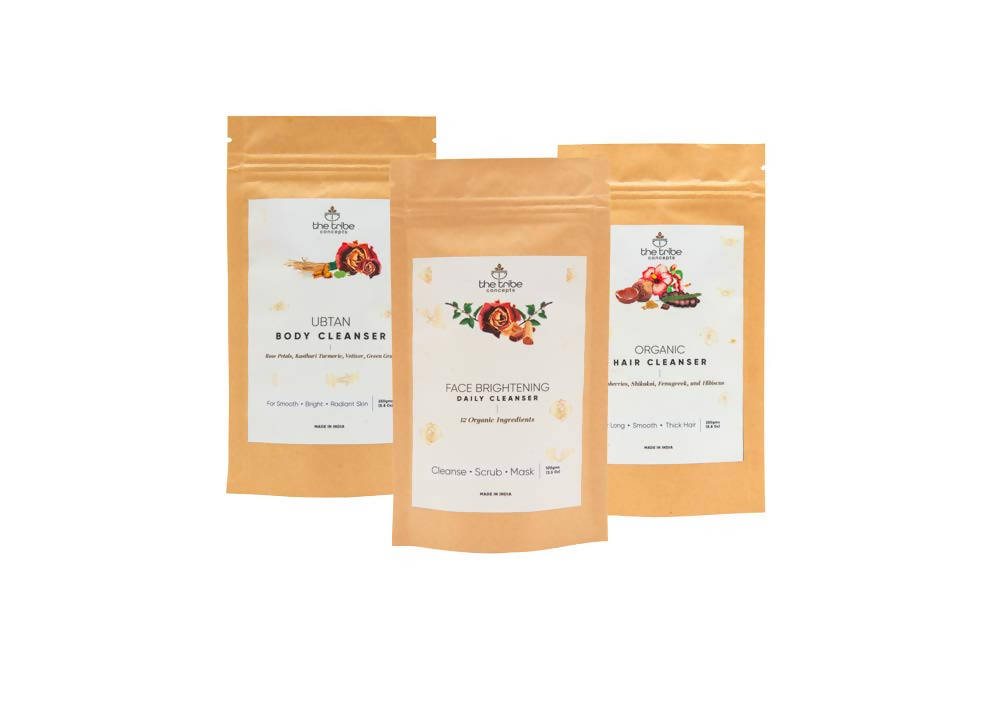 The Tribe Concepts Top-To-Toe Cleanser Kit - Distacart