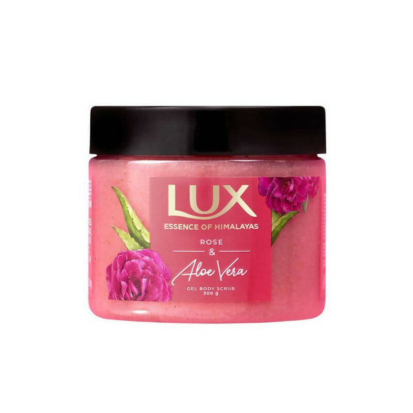 Lux Essence Of Himalayas Rose & Aloe Vera Gel Body Scrub - Distacart