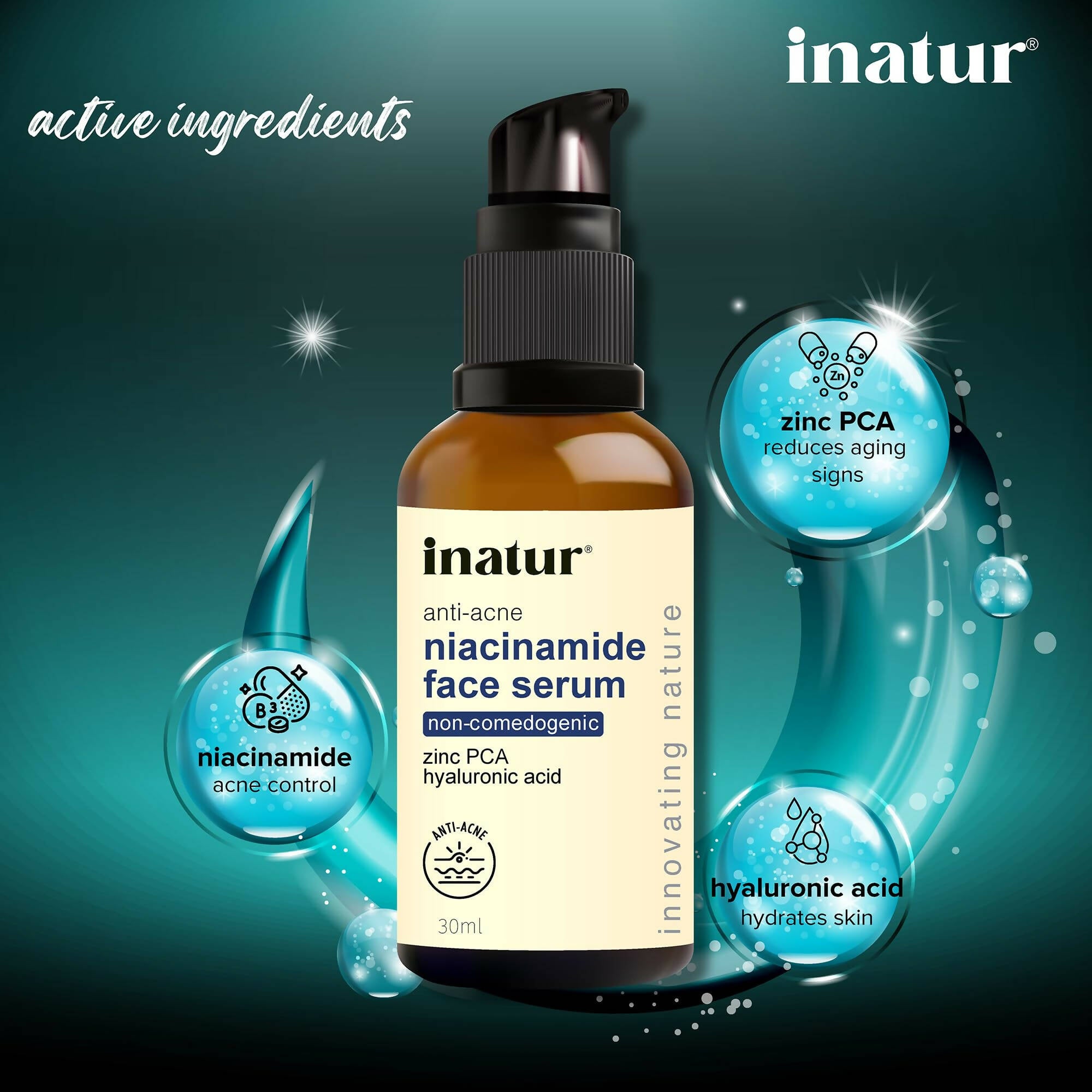 Inatur Niacinamide Face Serum - Distacart