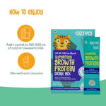 Thumbnail for OZiva Kids Superfood Growth Protein Drink Mix - Distacart