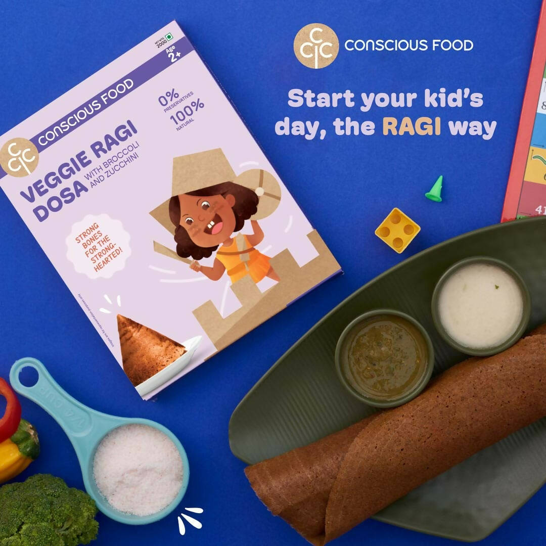 Conscious Food Veggie Ragi Dosa - Distacart