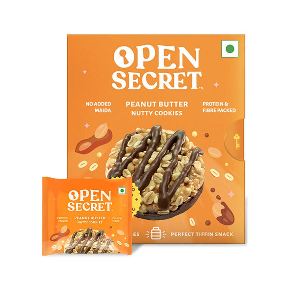 Open Secret Peanut Butter Nutty Cookies - Distacart