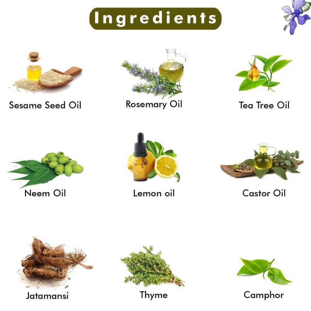 Inatur Rosemary Anti Dandruff Hair Oil