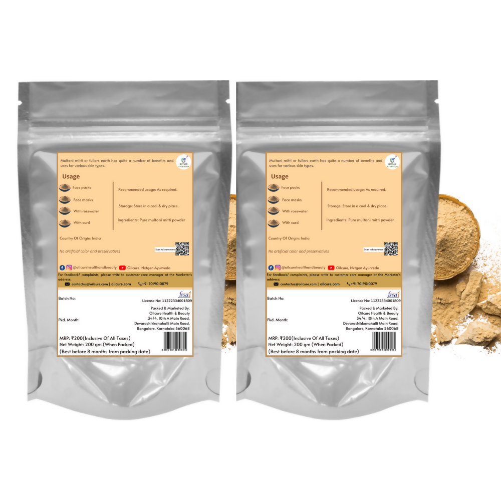 Nxtgen Ayurveda Multani Mitti Powder - Distacart