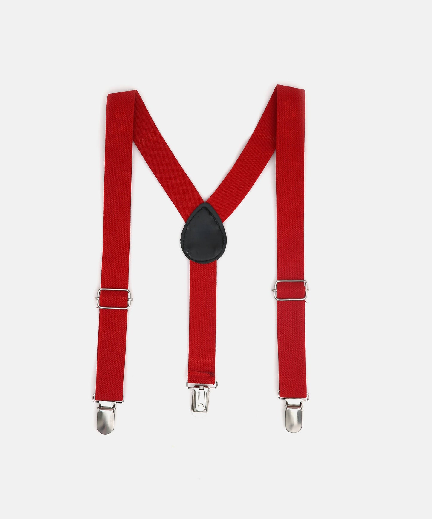 Manet Boys Solid Suspenders - Red - Distacart