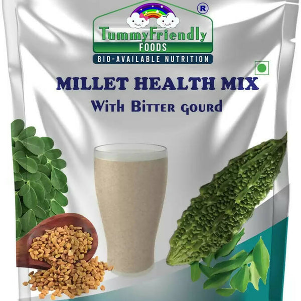 TummyFriendly Foods Organic Millet Health Mix With Bittergourd, Methi Seeds, Moringa Leaves - Distacart