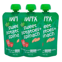 Thumbnail for Happa Organic Food, Fruit Puree (Sweet Potato+ Spinach) - Distacart