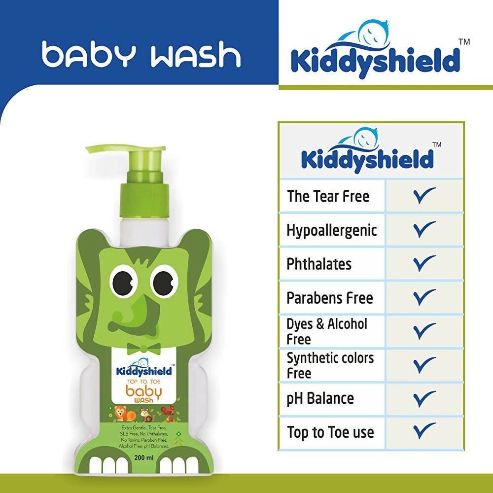 Kiddyshield Top To Toe Baby Wash - Distacart