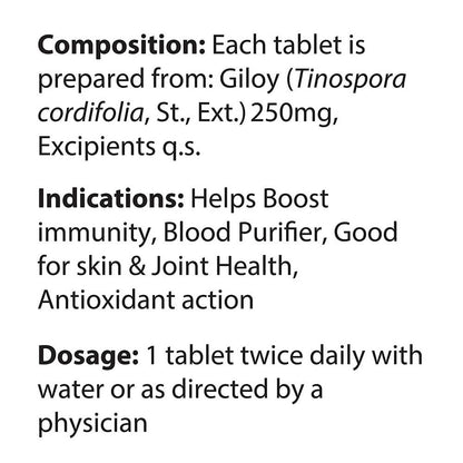 Dabur Giloy Tablets Immunity Booster usage