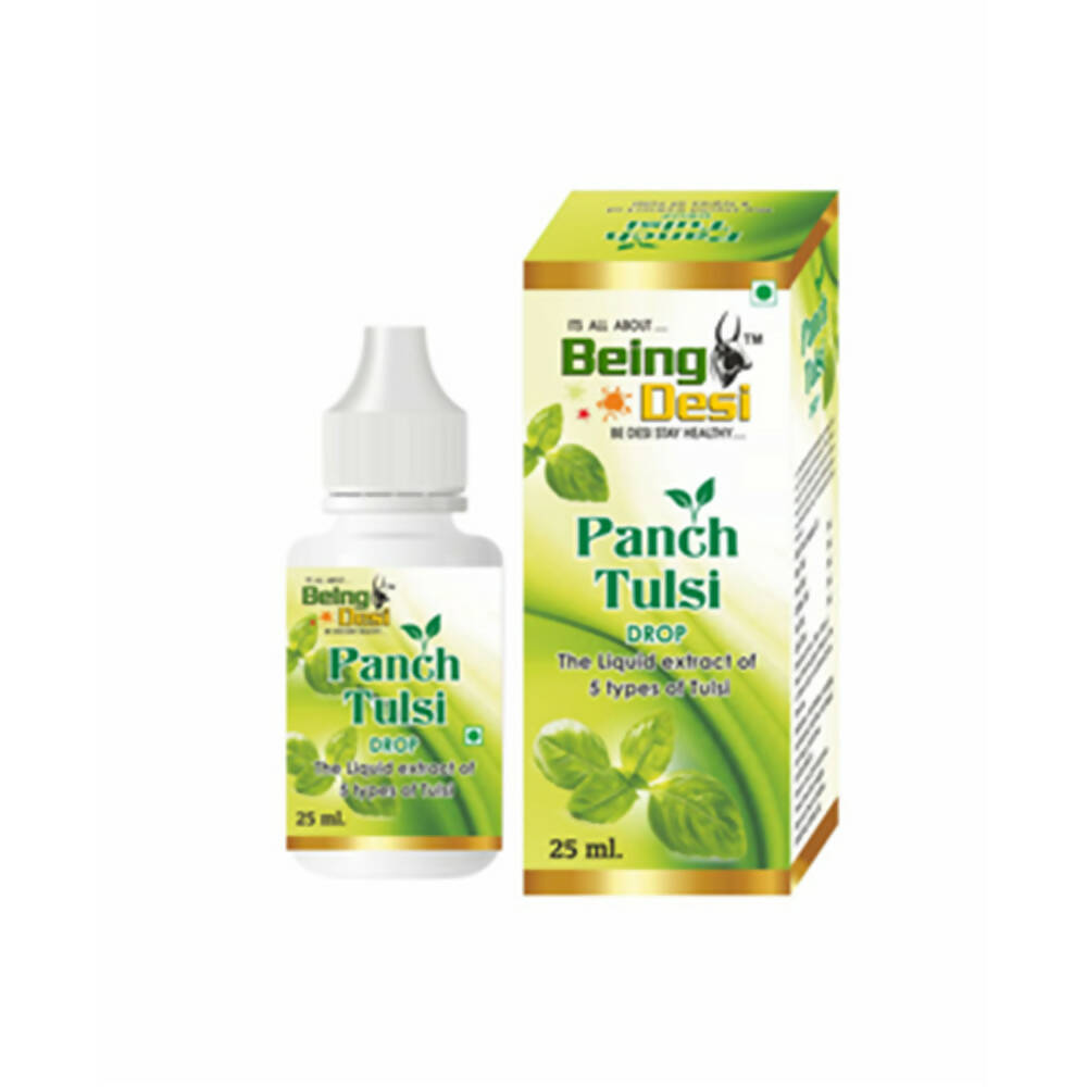 Being Desi Panch Tulsi Drops - Distacart