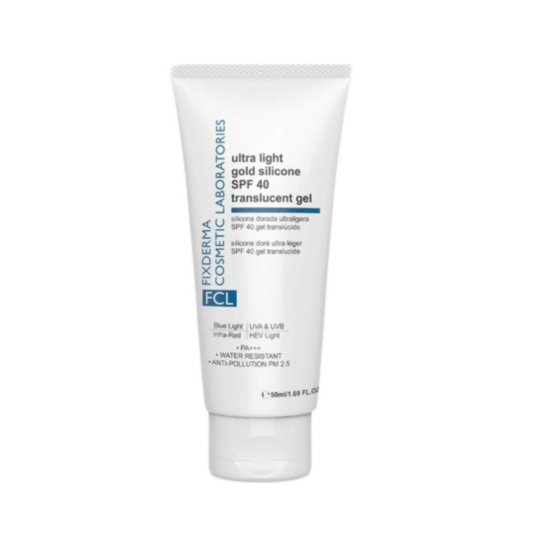 FCL Ultra Light Gold Silicone SPF 40 Translucent Gel - Distacart