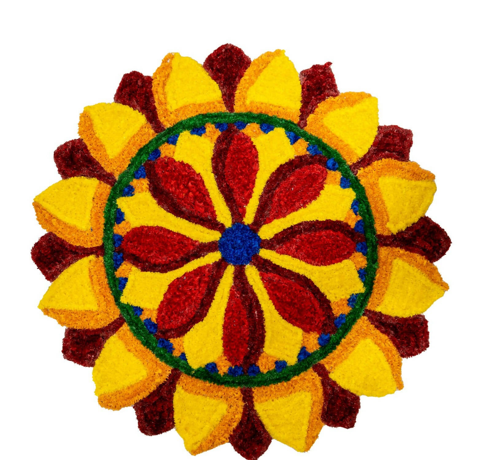 Kundan HandiKrafts Flower Mat Design 1 - Distacart