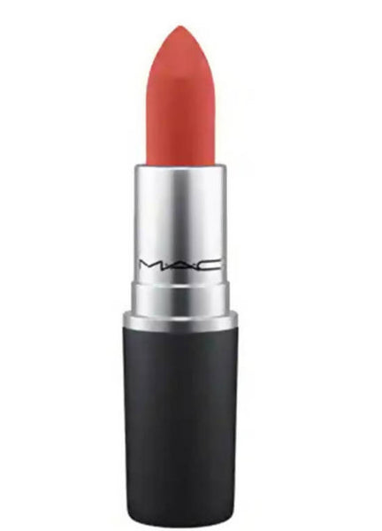 Mac Powder Kiss Lipstick - Devoted To Chili Warm Brick Red