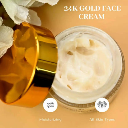 The Wellness Shop 24K Gold Face Cream - Distacart
