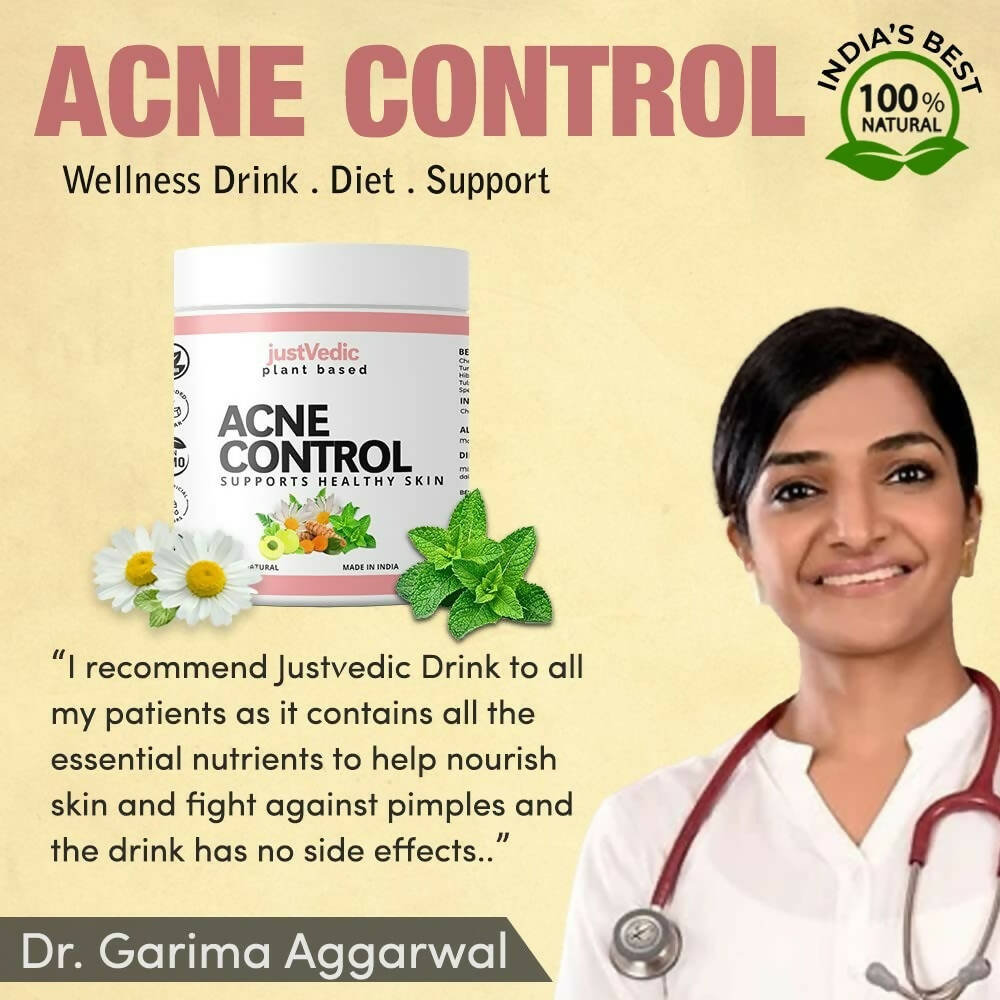Just Vedic Acne Control Drink Mix - Distacart
