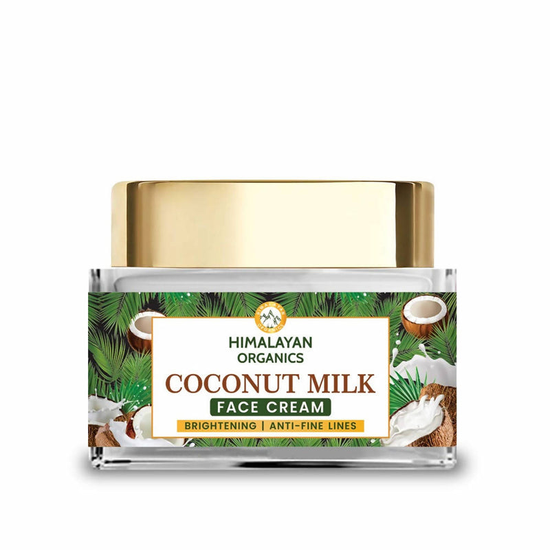 Himalayan Organics Coconut Milk Brightening And Anti-Fine Lines Face Cream