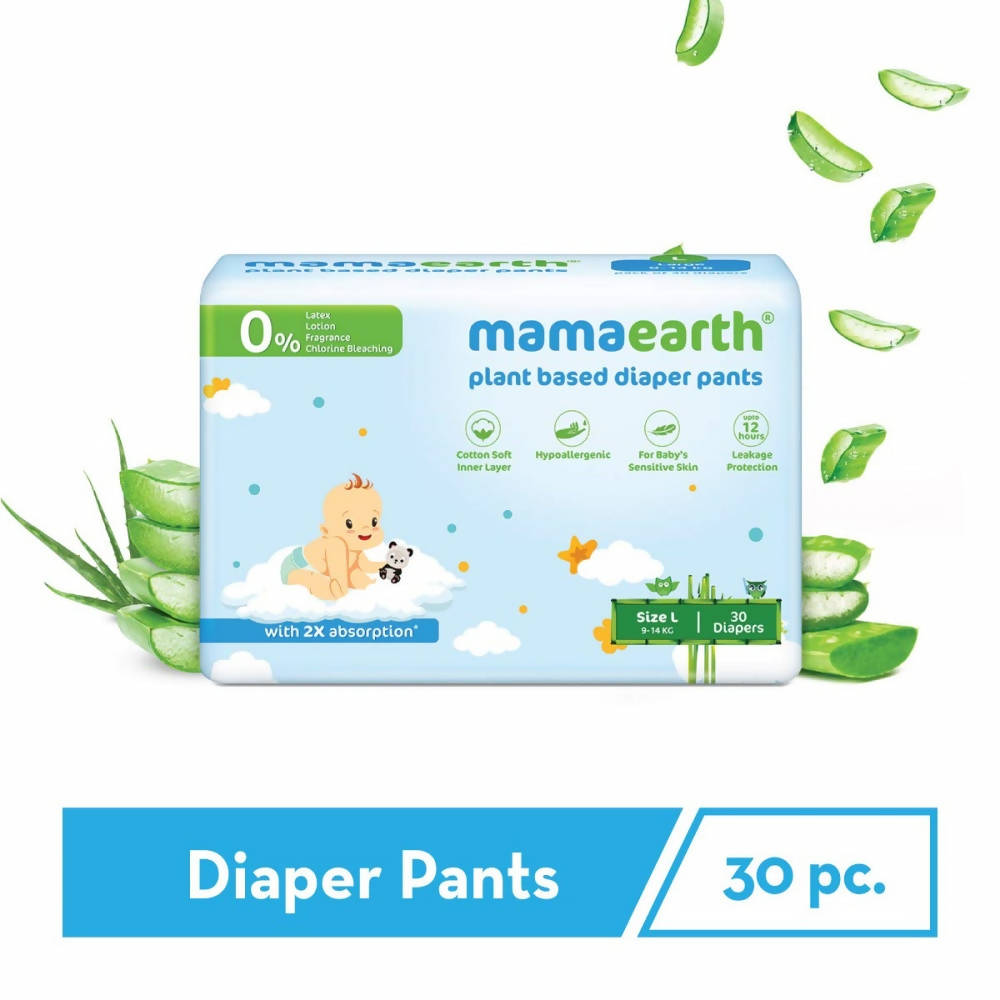 Mamaearth Plant-Based Diaper Pants for Babies 30 Diapers
