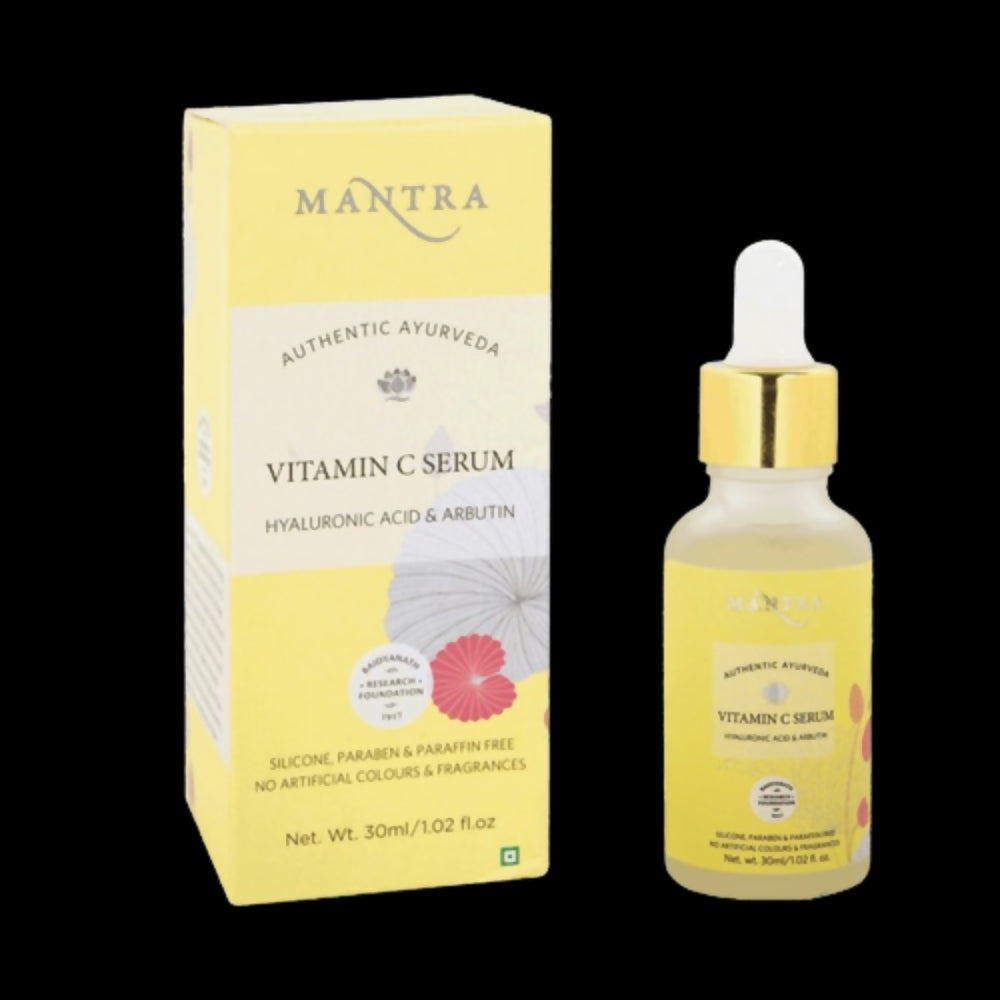 Mantra Herbal Vitamin C Serum With Hyaluronic Acid and Arbutin - Distacart