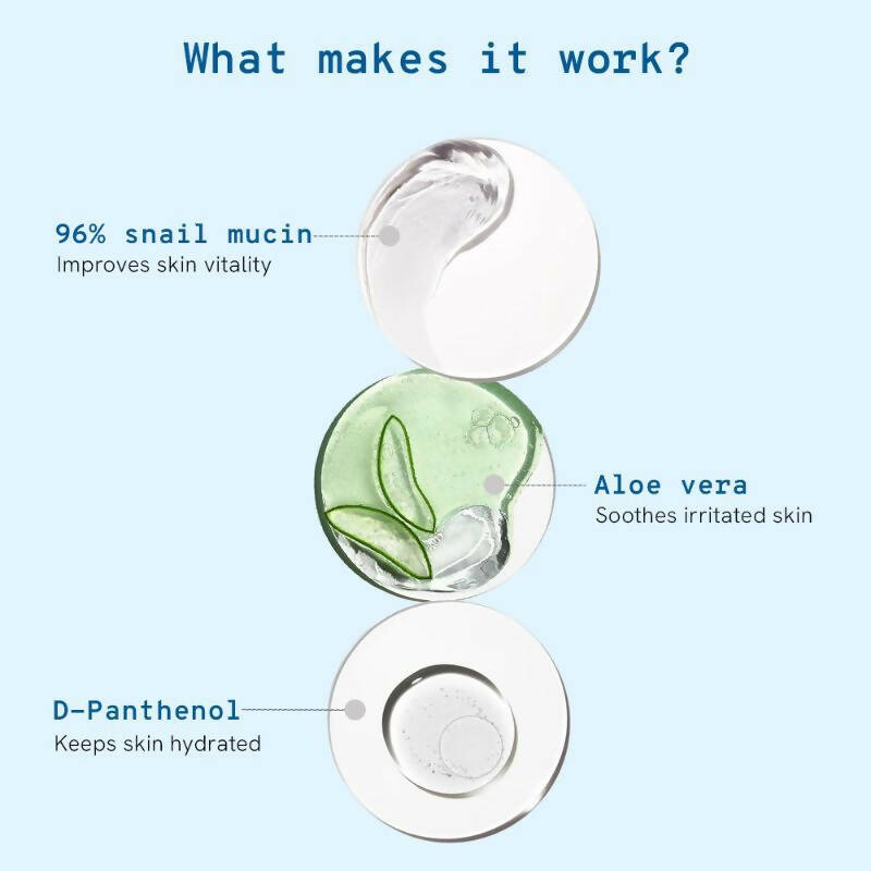 BeBodywise Snail 96 Mucin Serum For Deep Hydration - Distacart