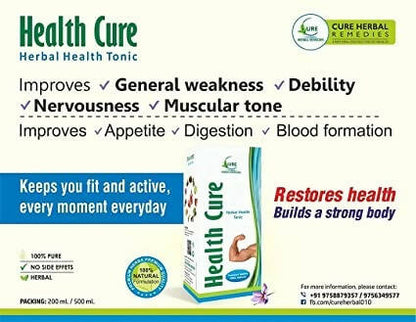 Cure Herbal Remedies Health Cure Tonic - Distacart