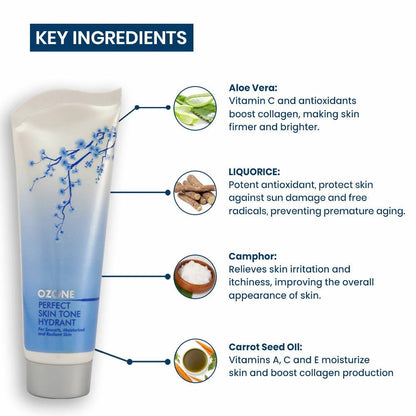 Key Ingredients Ozone Perfect Skin Tone Hydrant