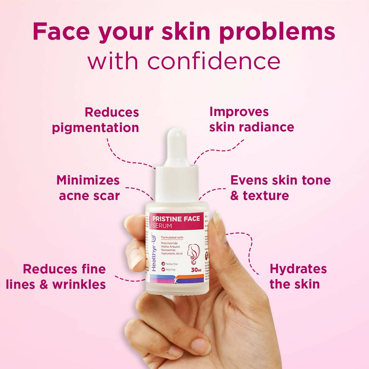 Healthyr-U Pristine Face Serum - Distacart
