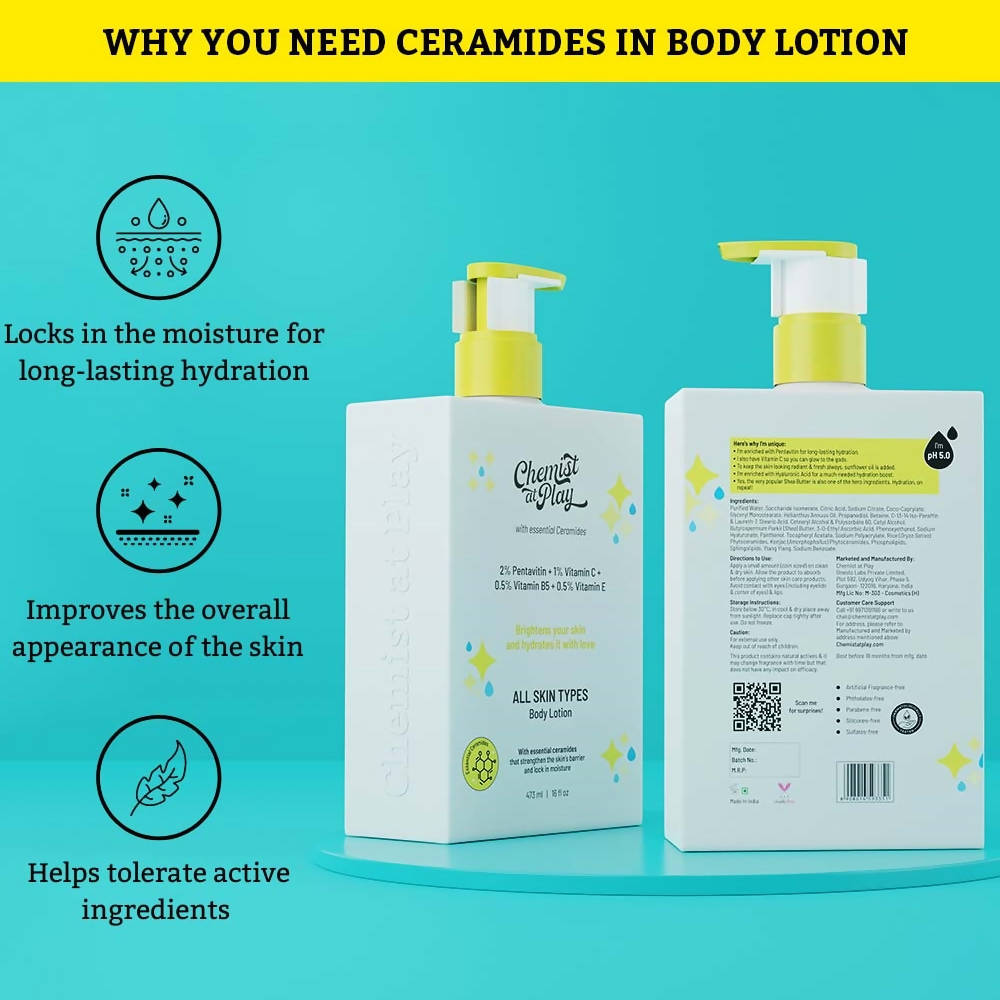 Chemist At Play All Skin Types Body Lotion - Distacart