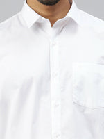 Thumbnail for Ramraj Cotton Mens Half Sleeve Formal 100 % Cotton White Shirt - Distacart