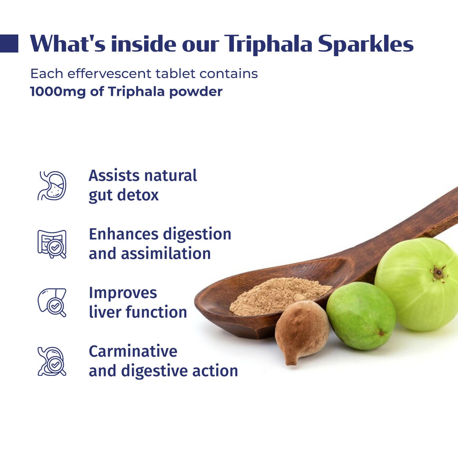Kerala Ayurveda Triphala Sparkles Tablets - Distacart