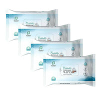 Thumbnail for Cuddables 99% Water Baby Wipes - Natural Plant Made Cloth Wipes | 5 Pcs Wipes, Pack of 4 (20 Wipes) - Distacart