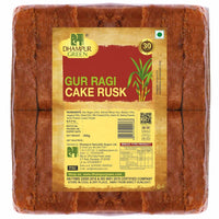 Thumbnail for Dhampur Green Gur Ragi Cake Rusk - Distacart