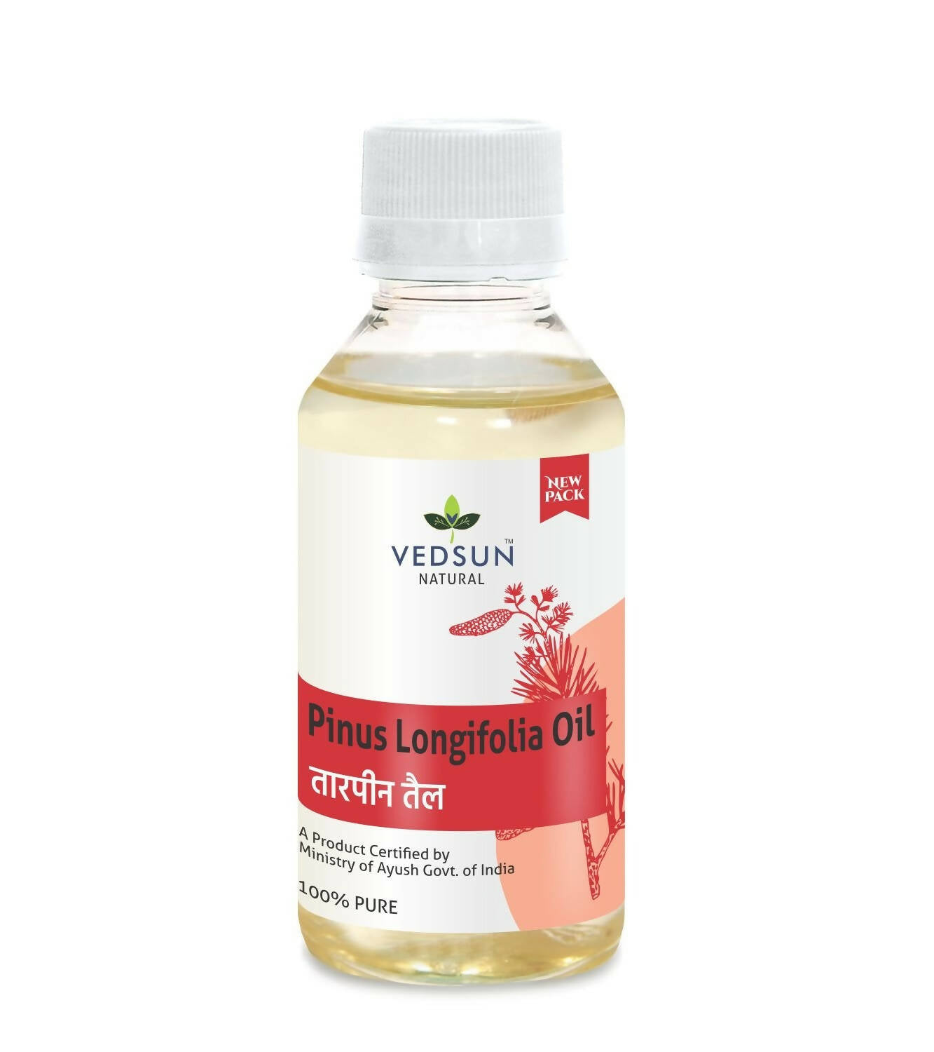 Vedsun Naturals Pinus Longigolia/Tarpin Oil Pure & Organic - Distacart