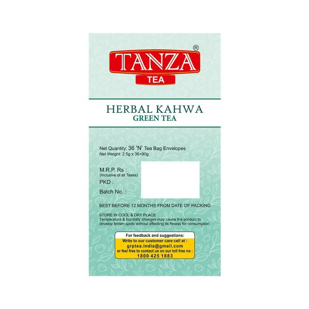 Tanza Tea Herbal Kahwa Detox Green Tea - Distacart