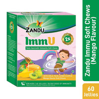 Thumbnail for ImmU Tasty Ayurvedic Soft Chews For Kids Mango Flavour