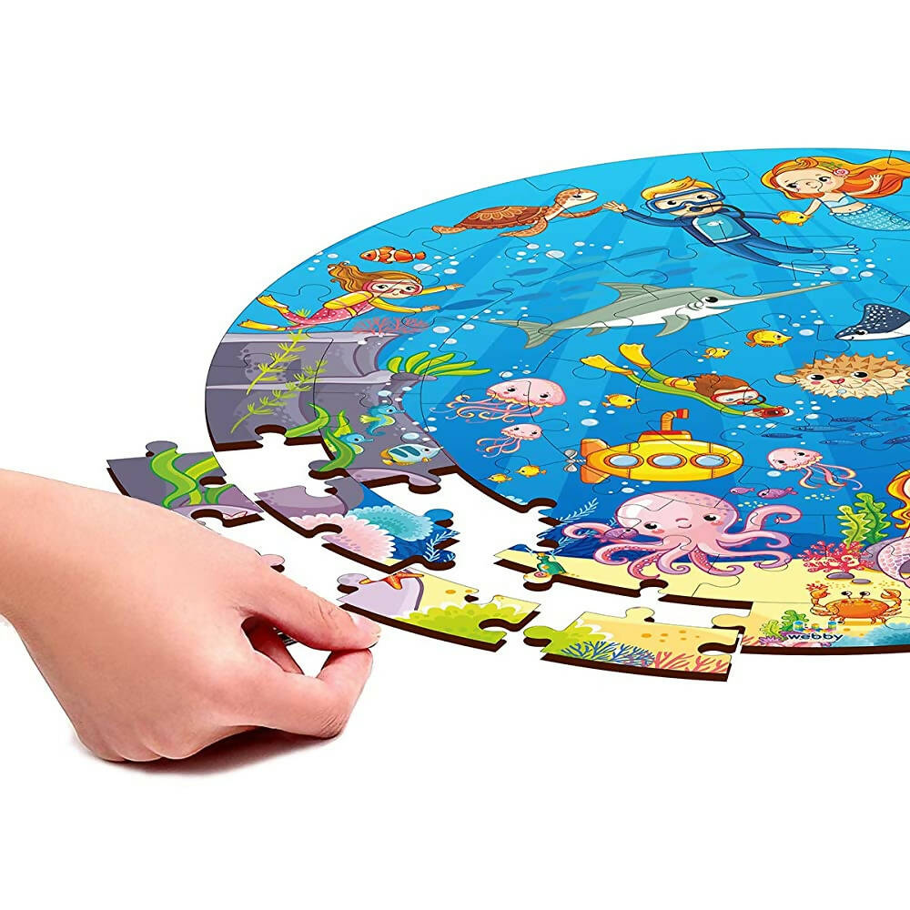 Webby Wooden Ocean Jigsaw Puzzle - 60 Pcs - Distacart